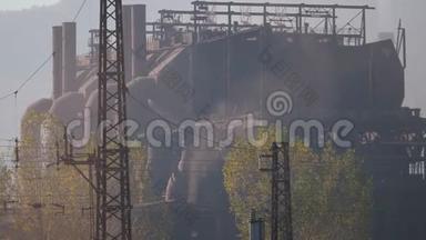 工厂大气污染的照片