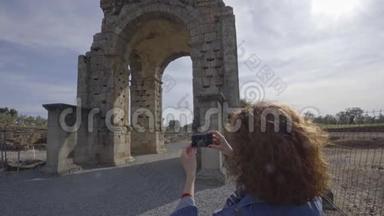 西班牙埃斯特雷马杜拉古罗马卡帕拉城卡帕拉拱门的摄影师