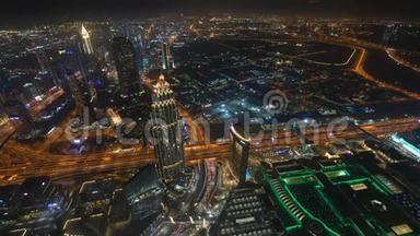 迪拜2月1日。 <strong>2019</strong>年从Burj Khalifatimeelaps<strong>视频</strong>观看