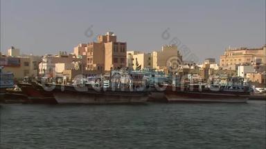 Dhows-木船-阿联酋迪拜溪Deira