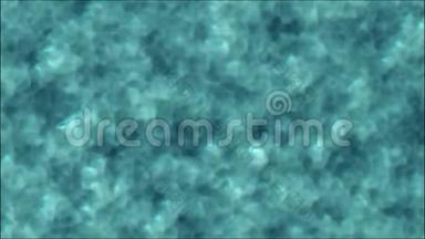 游泳池里纯蓝色的水，光线反射。 4K镜头视频慢动作.. 3D模拟动画背景