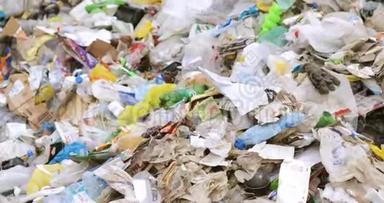 垃圾，垃圾，垃圾填埋场内的垃圾，堆放垃圾进行分类回收..
