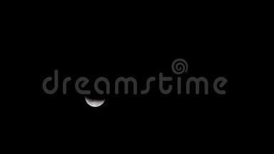 世纪最长月全食，2018年7月27日.. 蓝色的月亮。 时光流逝。 月球穿过地球的中心