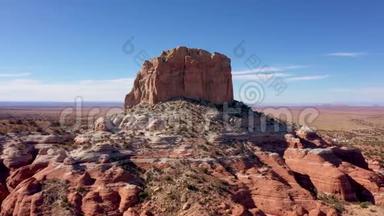 美国西部沙漠红鸽岩大规模的高海拔纪念碑