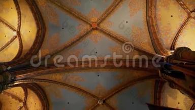 教堂天花板`哥特式建筑风格