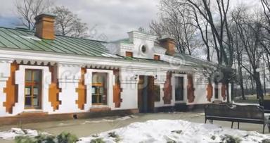 戈梅尔，白俄罗斯维特卡博物馆的老信徒和白俄罗斯传统戈梅尔，白俄罗斯。冬季。
