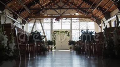 精美木质婚礼场地，婚礼装饰.