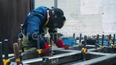 职业焊工防护服面罩电焊条