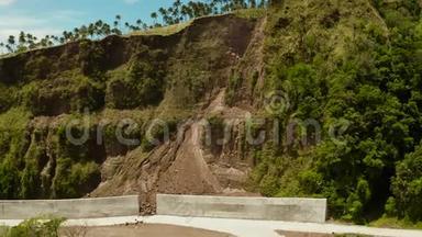 防滑坡混凝土护栏.. 菲律宾Camiguin。