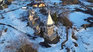 德米特里·索伦斯基古木教堂<strong>航拍视频</strong>.. 列宁格勒地区