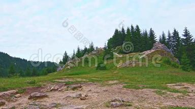 看看斯洛伐克国家公园马拉法特拉附近的马利罗祖特克山。 <strong>绿色</strong>树木、<strong>清新</strong>的森林和田园自然
