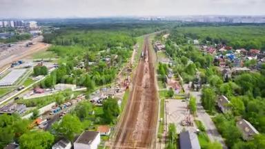 在Vnukovo莫斯科的铁路上修建一个新的公路枢纽