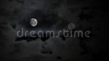 夜云后满月.