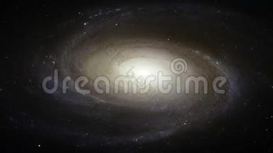 4K NASA电影院收藏-Messier81波德`的银河。