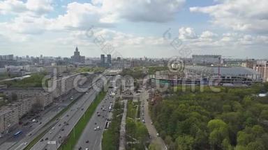 莫斯科的列宁格勒斯基普罗斯佩克，主要城市大道之一