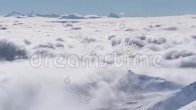 多云冬季度假山区瑞士时间4k