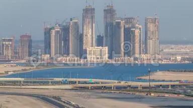 在<strong>迪拜</strong>溪港建造新的摩天大楼。 <strong>迪拜</strong>-阿联酋。
