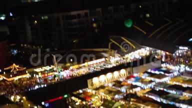 泰国曼谷的高档夜市