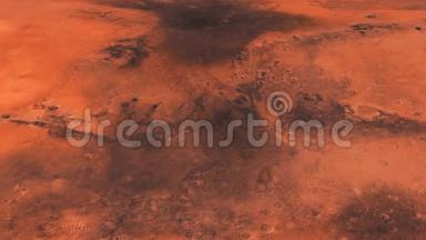 相机在火星表面的高质量旅行。 在愉快的放松背景下。 空间