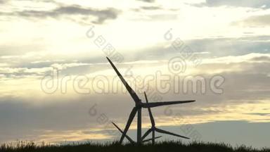 <strong>风能发电</strong>。 清洁和可再生电力能源