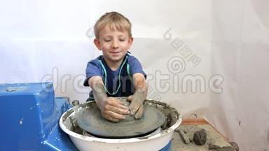 快乐儿童造型黏土、艺术陶艺、爱心手工画像