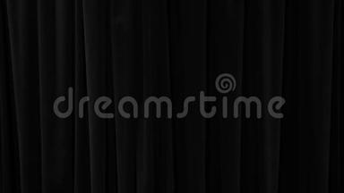 黑色背景HD1920x1080的黑色丝绸运动波