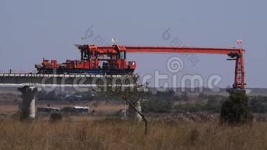 在肯尼亚内罗毕公园<strong>修建</strong>高速铁路线，