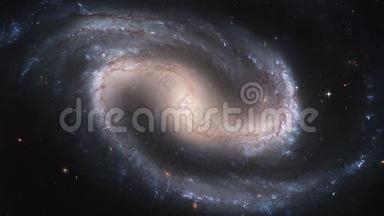 4K NASA电影收藏-NGC1300条银河。