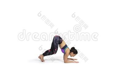 女子<strong>练瑜伽</strong>风琴，梅奥拉萨纳，前臂架