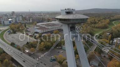 布拉迪斯拉发多瑙河现代桥UFO观测甲板