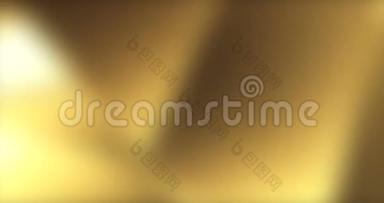 抽象金色反光镜闪闪发光无缝环金属效果背景，黄金假日
