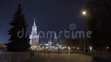 <strong>克里姆林</strong>宫和圣巴西尔`大教堂在俄罗斯莫斯科红场. <strong>克里姆林</strong>宫是主要的旅游城市之一