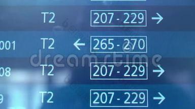 机场时间表、起飞航班信息更新、国际航班