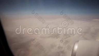 云，天空，飞机上的风景，摩洛哥之旅，空中拍摄