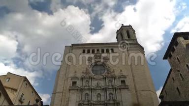 圣玛丽大教堂是西班牙加泰罗尼亚吉罗纳最著名和最受欢迎的地标
