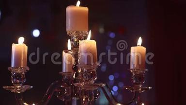 装饰蜡烛，新年，<strong>圣诞节</strong>，新年装饰品，新年<strong>晚会</strong>`宴会装饰