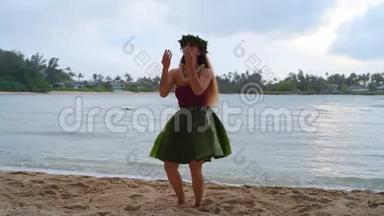 夏威夷草裙舞女，服装舞