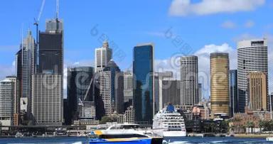 悉尼时间，澳大利亚市中心和海港大桥4K