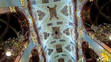 波兰Czestochowa Jasna Gora修道院大教堂拱顶