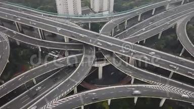 上海市公路交通4k空中超移视频