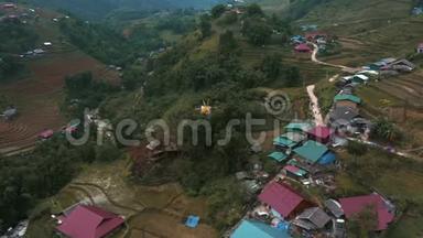 越南北部萨帕附近猫猫村的空中演练录像-2019年10月