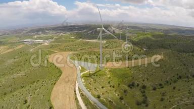 为<strong>环保企业</strong>提供替代能源的现代风力涡轮机
