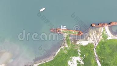 俄罗斯联邦安全局海岸警卫队船只俯视图