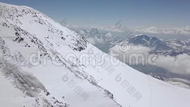 美景雪山.. 山顶景观，令人惊叹的冬季景观