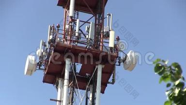 电信GSM5G、4G、3G<strong>微波</strong>塔