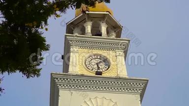 马来西亚<strong>槟城</strong>乔治城维多利亚女王纪念钟楼的照片