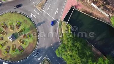 围绕马来西亚奥莱尔西塔的空中景色