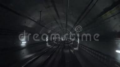 列车隧道POV视图