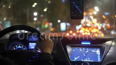 出租车夜城司机红绿灯