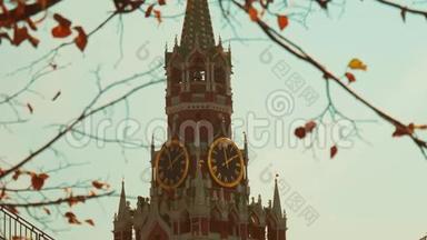 莫斯科红场上<strong>克里姆林</strong>宫的斯巴达塔。